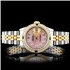 Image 1 : Rolex YG/SS DateJust Diamond Ladies Wristwa