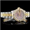 Image 2 : Rolex YG/SS DateJust Diamond Ladies Wristwa