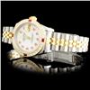 Image 2 : Rolex YG/SS DateJust Diamond Ladies Watch