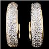 Image 1 : 14K Gold 2.56ctw Diamond Earrings