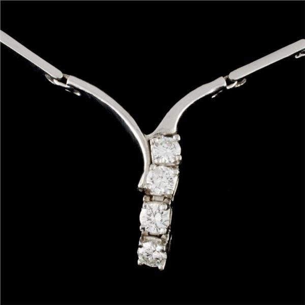 14K Gold 1.00ctw Diamond Necklace