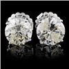 14K White Gold 6.15ct Diamond Earrings