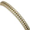 Image 3 : 9 ctw Diamond Designer Bracelet 18K Yellow Gold - REF-830M2G