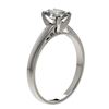 Image 3 : 1 ctw Certified VS/SI Quality Oval Diamond Solitaire Ring 10k White Gold - REF-243F2M