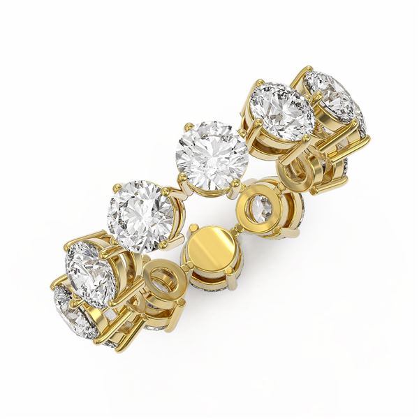 3.36 ctw Diamond Designer Ring 18K Yellow Gold - REF-428M8G