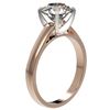 Image 3 : 2.55 ctw Certified Quality Diamond Engagment Ring 10k Rose Gold - REF-616X8A