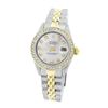 Image 2 : Rolex Ladies Two Tone 14K Gold/SS, Diamond Dial & Diamond Bezel, Sapphire Crystal - REF-434W4H