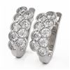 Image 1 : 2.34 ctw Diamond Designer Earrings 18K White Gold - REF-172A8N