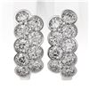 Image 2 : 2.34 ctw Diamond Designer Earrings 18K White Gold - REF-172A8N