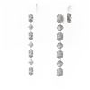 Image 3 : 2.88 ctw Oval Cut Diamond Designer Earrings 18K White Gold - REF-374F2M