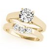 Image 1 : 1.27 ctw Certified VS/SI Diamond 2pc Set Wedding 14k Yellow Gold - REF-268Y5X