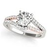 Image 2 : 1.36 ctw Certified VS/SI Diamond Solitaire 2pc Set 14k 2Tone Gold - REF-172X4A