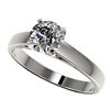 Image 1 : 1.27 ctw Certified Quality Diamond Engagment Ring 10k White Gold - REF-177F8M