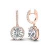 Image 2 : 4.50 ctw VS/SI Diamond Certified DESIGNER 14K Rose Gold - REF-1681H4R