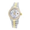 Image 2 : Rolex Men's Two Tone 14K Gold/SS, QuickSet, Arabic Dial with Diamond Bezel - REF-587A6N