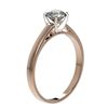 Image 3 : 0.76 ctw Certified Quality Diamond Engagment Ring 10k Rose Gold - REF-68Y2X