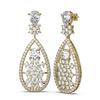 Image 2 : 6.1 ctw Diamond Earrings 18K Yellow Gold - REF-743R3K