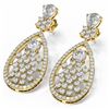 Image 3 : 6.1 ctw Diamond Earrings 18K Yellow Gold - REF-743R3K