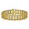 Image 1 : 20.78 ctw Fancy Citrine & Diamond Bracelet 10K Yellow Gold - REF-227K3Y