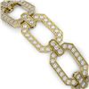 Image 3 : 10 ctw Diamond Designer Bracelet 18K Yellow Gold - REF-629R9K