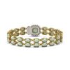 Image 3 : 14.41 ctw Opal & Diamond Bracelet 14K Yellow Gold - REF-245F5M