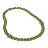 Image 2 : 37.23 ctw Tourmaline & Diamond Necklace 14K Yellow Gold - REF-527H3R