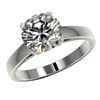 Image 2 : 2.55 ctw Certified Quality Diamond Engagment Ring 10k White Gold - REF-616K8Y