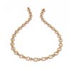 Image 3 : 20.1 ctw Canary Citrine & Diamond Necklace 18K Rose Gold - REF-677X3A