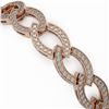 Image 3 : 7.5 ctw Diamond Designer Bracelet 18K Rose Gold - REF-552A5N