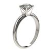 Image 3 : 1.28 ctw Certified Quality Diamond Engagment Ring 10k White Gold - REF-167M3G