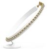 Image 2 : 5 ctw Diamond Designer Bracelet 18K Yellow Gold - REF-350R6K