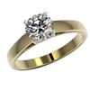 Image 2 : 1.26 ctw Certified Quality Diamond Engagment Ring 10k Yellow Gold - REF-177X8A