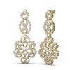 Image 2 : 8 ctw Diamond Earrings 18K Yellow Gold - REF-696H2R