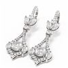 Image 3 : 5.27 ctw Diamond Earrings 18K White Gold - REF-890X9A