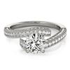 Image 1 : 2 ctw Certified VS/SI Diamond Bypass Ring 18k White Gold - REF-394Y2X