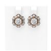Image 1 : 3.74 ctw Diamond Earrings 18K Rose Gold - REF-789H3R