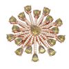 Image 3 : 9.45 ctw Canary Citrine & Diamond Ring 18K Rose Gold - REF-432F8M