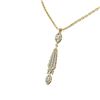 Image 2 : 3 ctw Diamond Necklace 18K Yellow Gold - REF-346N8F