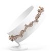 Image 2 : 4 ctw Diamond Designer Bracelet 18K Rose Gold - REF-383N3F