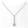 Image 1 : 1.6 ctw Diamond Designer Necklace 18K Yellow Gold - REF-319W6H