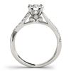 Image 3 : 1.06 ctw Certified VS/SI Diamond 2pc Wedding Set 14k White Gold - REF-115X9A