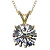 Image 1 : 2.03 ctw Certified Quality Diamond Necklace 10k Yellow Gold - REF-449H5R