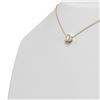 Image 2 : 1 ctw Diamond Necklace 18K Yellow Gold - REF-289X3A