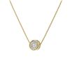Image 3 : 1 ctw Diamond Necklace 18K Yellow Gold - REF-289X3A