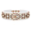 Image 2 : 12.7 ctw Opal & Diamond Row Bracelet 10K Rose Gold - REF-245A5N