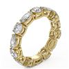 Image 2 : 3.64 ctw Diamond Designer Eternity Ring 18K Yellow Gold - REF-502F9M