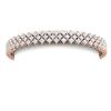 Image 2 : 10 ctw Certified SI/I Diamond Bracelet 18K Rose Gold - REF-577W5H