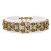 Image 2 : 23.12 ctw Tourmaline & Diamond Bracelet 10K Rose Gold - REF-354R5K