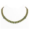 Image 1 : 59.69 ctw Tourmaline & Diamond Necklace 14K Rose Gold - REF-690F9M