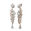 Image 2 : 5.13 ctw Diamond & Pearl Earrings 18K Rose Gold - REF-662X2A